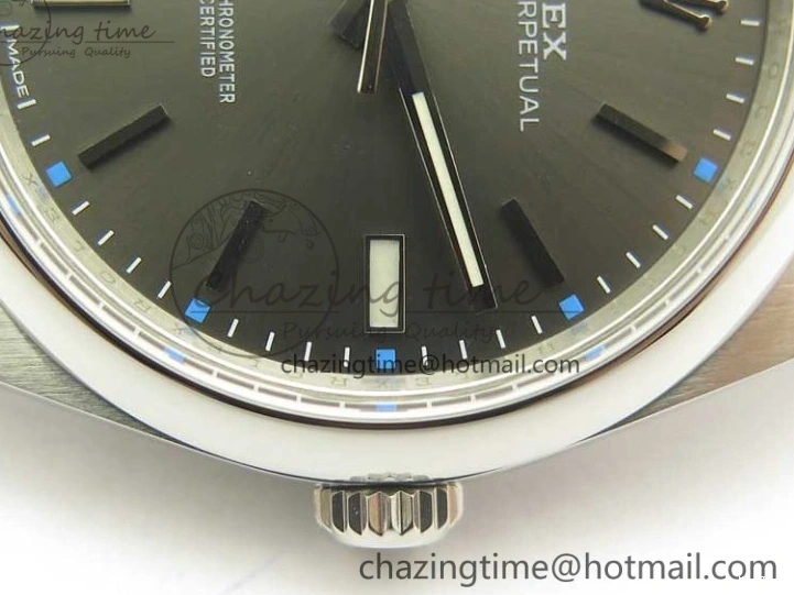 MiroTime 0507 Oyster Perpetual 39mm 114300 ARF 1:1 Best Edition 904L SS Case and Bracelet Gray Rhodium Dial SH Resilient 3394